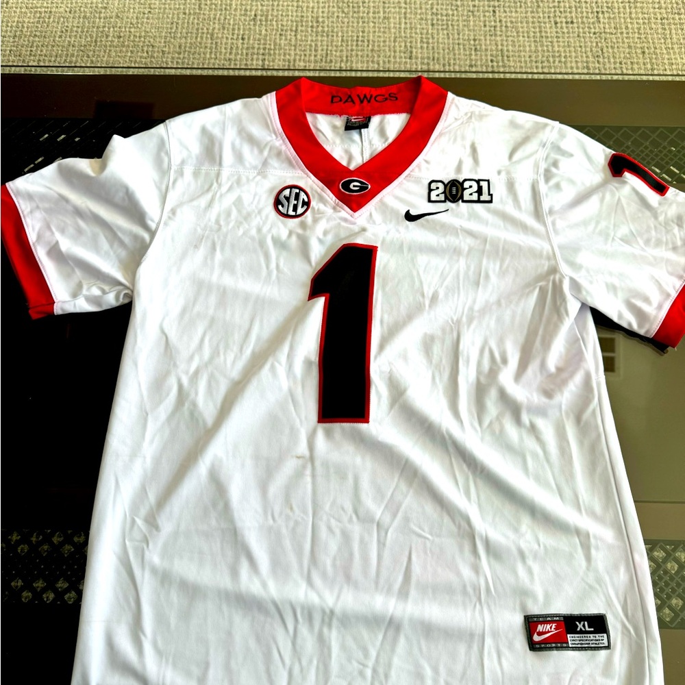 XL 2021 George Pickens Georgia Bulldogs Jersey Nike